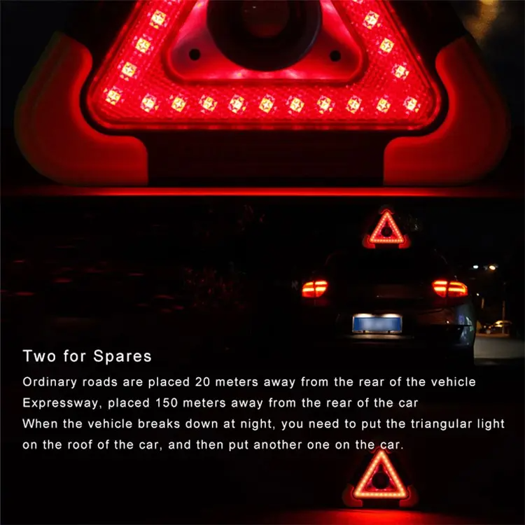 Triangle Car Repair Warning LED Lamp