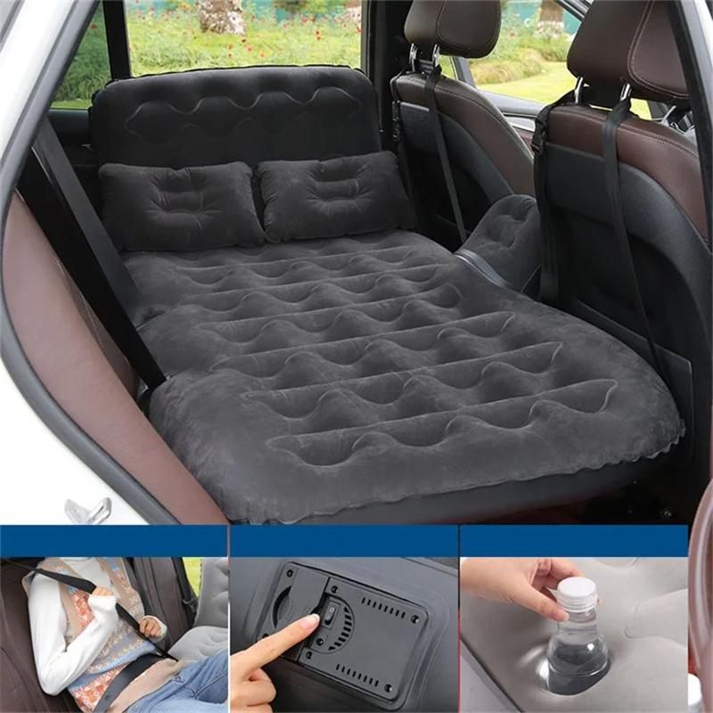 Automatic Inflatable Car Air Mattress SUV Back Seat Sleeping Pad