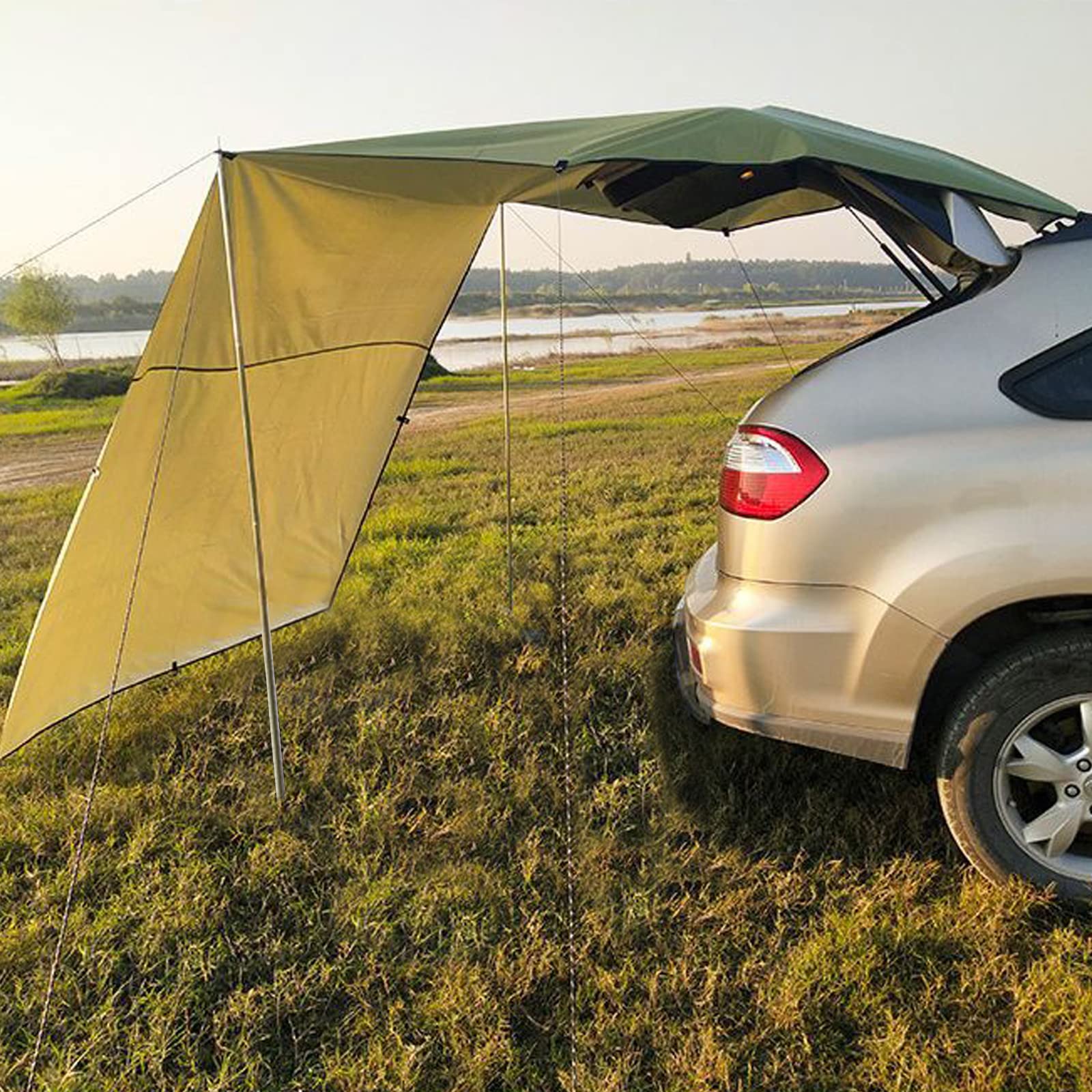 Large Car Side Awning 3-6 people SUV Camping Tent