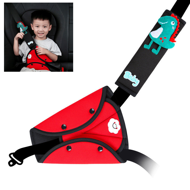 2 in 1 Seatbelt Adjuster with Neck Protector for Kids