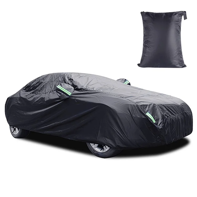 190T Silver-coated car cover All-weather Waterproof Sunproof Reflective car cover